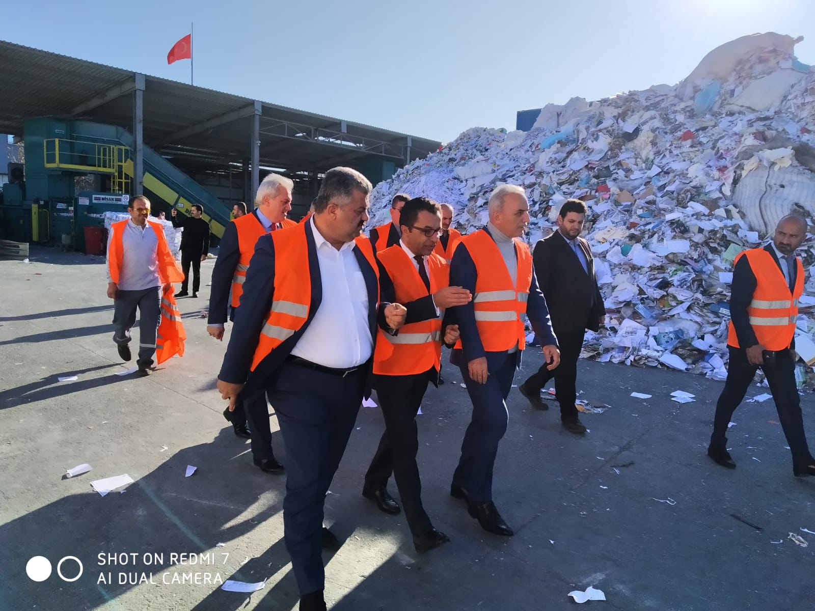 Ümraniye Belediye Başkanı Sn. İsmet Yıldırım Yürekli Kağıt tesisini ziyaret etti
